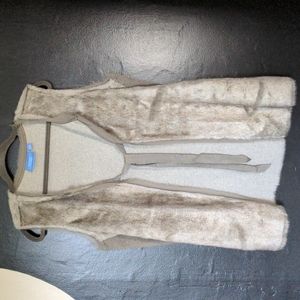 Vera Wang Faux Fur Vest